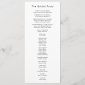 Programme Palm Tree Destination Moderne Mariage Appartement  (Dos)