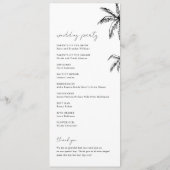 Programme Palmier tiré à la main Destination tropicale Maria (Dos)