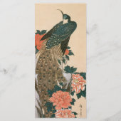 Programme Paon et Pivoines par Hiroshige Mariage (Dos)