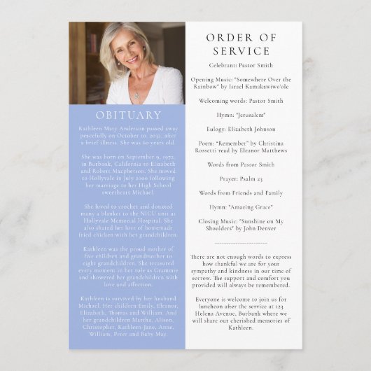 Programme Papillons bleus | Mémorial (Dos)