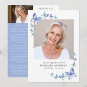 Programme Papillons bleus | Mémorial (Devant / Derrière)