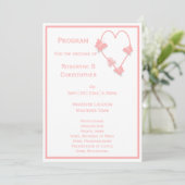 Programme Papillons de couleur rose Mariage de conception ca (Debout devant)