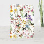 Programme Papillons fleur sauvage Mariage Ordre de service (Dos)