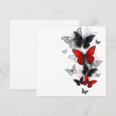 Programme Papillons noirs et rouges volants (Devant / Derrière)