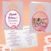 Programme Papillons Quinceanera Tiara Couronne Squiggle