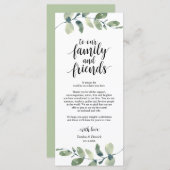 Programme Paramètre mariage de l'emplacement Eucalyptus Cart (Devant / Derrière)