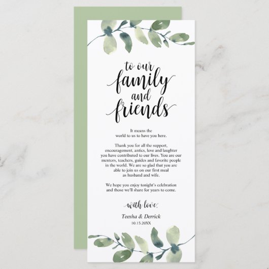 Programme Paramètre mariage de l'emplacement Eucalyptus Cart (Devant / Derrière)