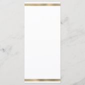 Programme Parties scintillant en or blanc luxe gouttes Maria (Dos)