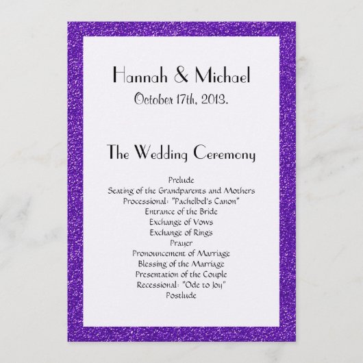 Programme Parties scintillant pourpre, Texture de Parties sc (Devant)