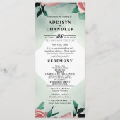Programme Pastel Flower Elégance : Sage Green Floral Mariage (Devant)