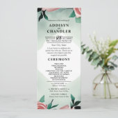 Programme Pastel Flower Elégance : Sage Green Floral Mariage (Debout devant)
