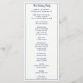 Programme Patriotic Love Quart de juillet Cérémonie Mariage (Dos)