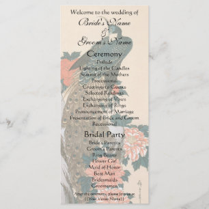 Programme Peacock et Peonies par Mariage Hiroshige