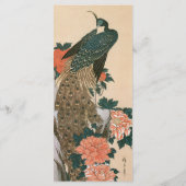 Programme Peacock et Peonies par Mariage Hiroshige (Dos)