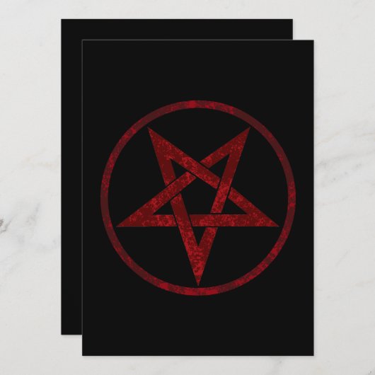 Programme Pentagram Red Devil (Devant / Derrière)
