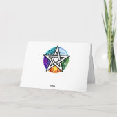 Programme pentagramme du Wiccan (Dos)