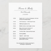 Programme Perles & Fil - Ordre du Jour/Cérémonie (Dos)