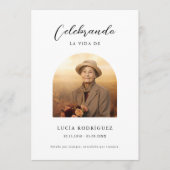 Programme Photo de l'ordre funéraire espagnol (Devant)