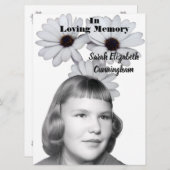 Programme Photo du Service commémoratif des Daisies d'Afriqu (Devant / Derrière)