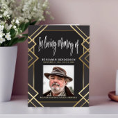 Programme Photo Élégante Dans Love Memory Funeral Program