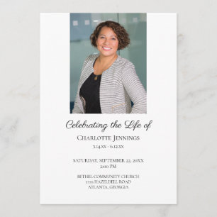 Programme Photo Funeral Memorial Commande simple Pro