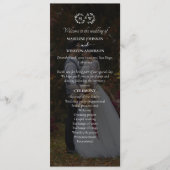 Programme Photo Mariage moderne en noir et blanc (Devant)