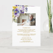 Programme Photo Memorial Funeral Celebration of Life Program (Dos)