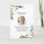 Programme Photo Memorial Funeral Celebration of Life Program (Devant)