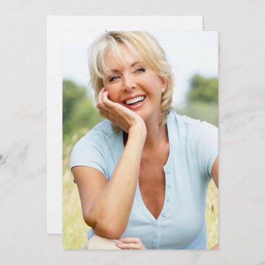 Programme photo Vellum carte d'arrière - plan d'an (Devant / Derrière)