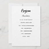 Programme photo Vellum carte d'arrière - plan d'an (Dos)