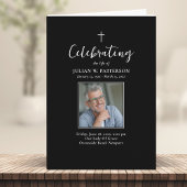 Programme Photos simples Classic Funeral Order of Service