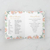 Programme Pink Gold Quinceanera Princess Padrinos (Intérieur)