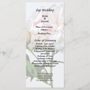 Programme Pivoine rose pâle et bourgeon