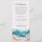 Programme Plage côtière Mariage Océan (Devant)