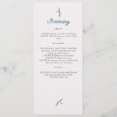 Programme Plage côtière Mariage Océan (Dos)