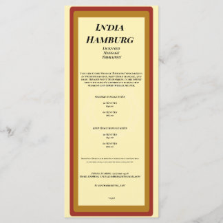 Programme plat de 4 po x 9 po Groove