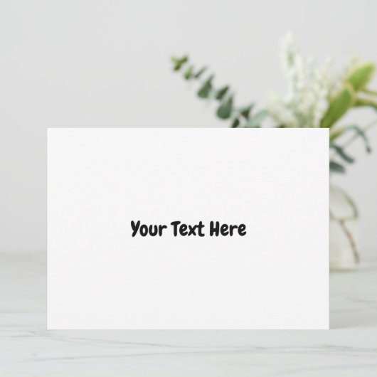 Programme plat personnalisé (Debout devant)