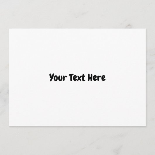 Programme plat personnalisé (Devant)