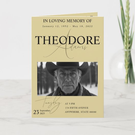 Programme plié (Devant)