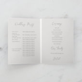 Programme plié Mariage cygne (Intérieur)