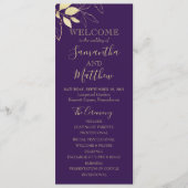 Programme Plum pourpre et Mariage botanique de la feuille d' (Devant)