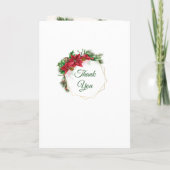 Programme Poinsettia, sainte, pin Mariage de Noël (Dos)