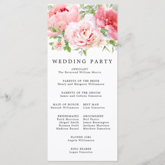 Programme Pony rose pâle rose pâle do-it-yourself Mariage (Dos)