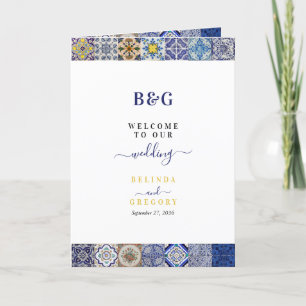 Programme Portugais Tiles Mariage Ordre de service