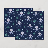 Programme Poulpe sous la mer motif pour enfants (Devant / Derrière)