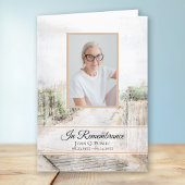 Programme Promenade à la plage Service funéraire plié