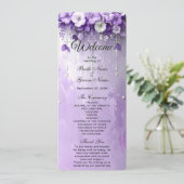 Programme Purple Flowers with Dangling Pearls Wedding (Debout devant)