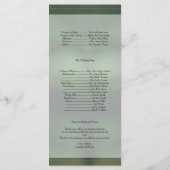 Programme Purple Iris Wedding Program (Dos)