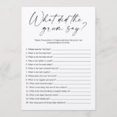 Programme Qu'Est-Ce Que La Salle A Dit Fête des mariées Jeu (Devant)