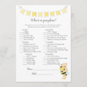 Programme Qu'est-ce que sur votre téléphone Game Girl Teddy  (Devant)